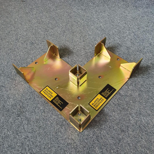 Blakes Base Plate – Yellow Powder Coat Image 5