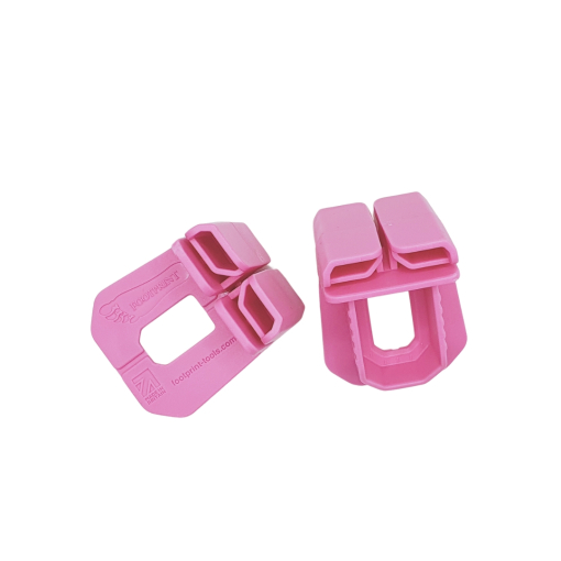 Footprint Line/Corner Blocks Pink (2 Pack) Image 1