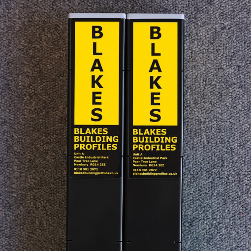 Blakes Ultimate 2″ x 2″ Box Profiles Double Gauged Black Edition 2.0m Long (1 Pair) Image 1