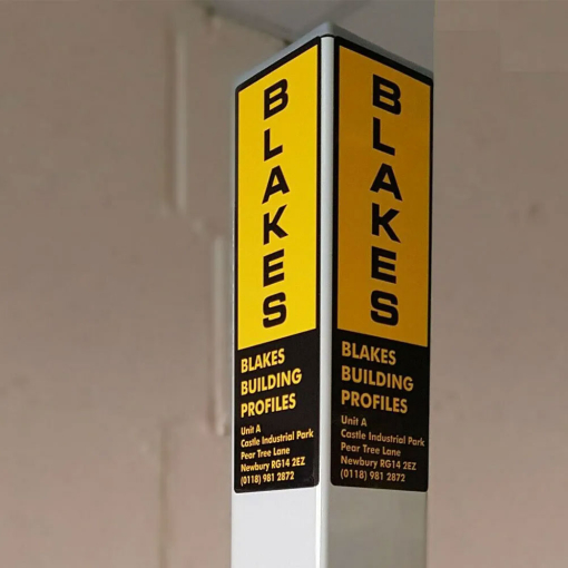 Internal Corner Profiles 2.6m L.O.N.G Version, Zinc, Complete with Fittings (1 Pair) Image 3