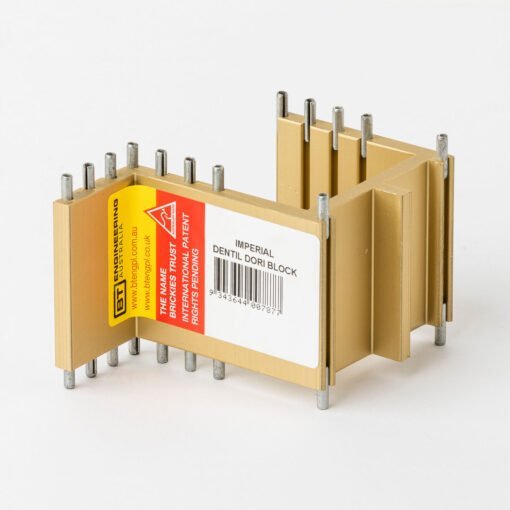 BT Engineering Imperial Dentil Dori Block 1 Long Side 2"/50.8mm Image 2