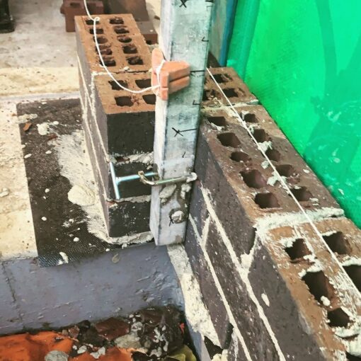 BT Engineering T Clamp Brick 175mm Long Z&Yellow Image 3