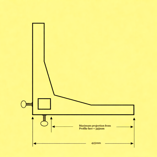 BLOCKDOLLY Extensions for 1 pair.  Kit comprises 4 Extensions and all Fixings - 150mm, 200mm & 250mm Image 3